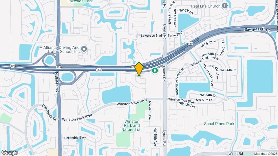 5511 NW 49th Terrace Map and Location Details