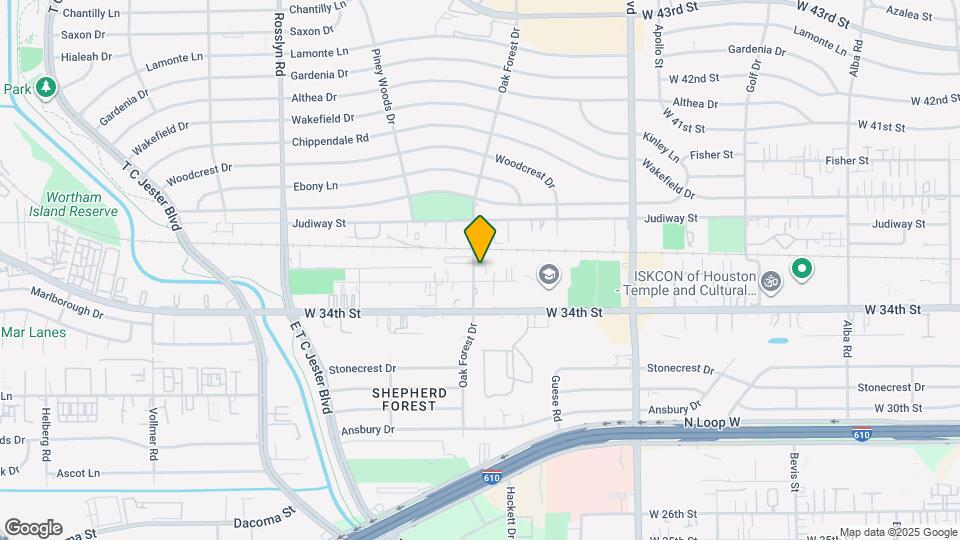 3506 Oak Frst Grv Dr Map and Location Details