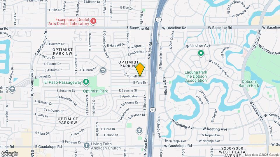 2137 E Cornell Dr Mapa y Detalles de la Ubicación