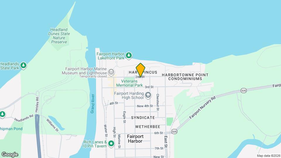 416 2nd St Map and Location Details