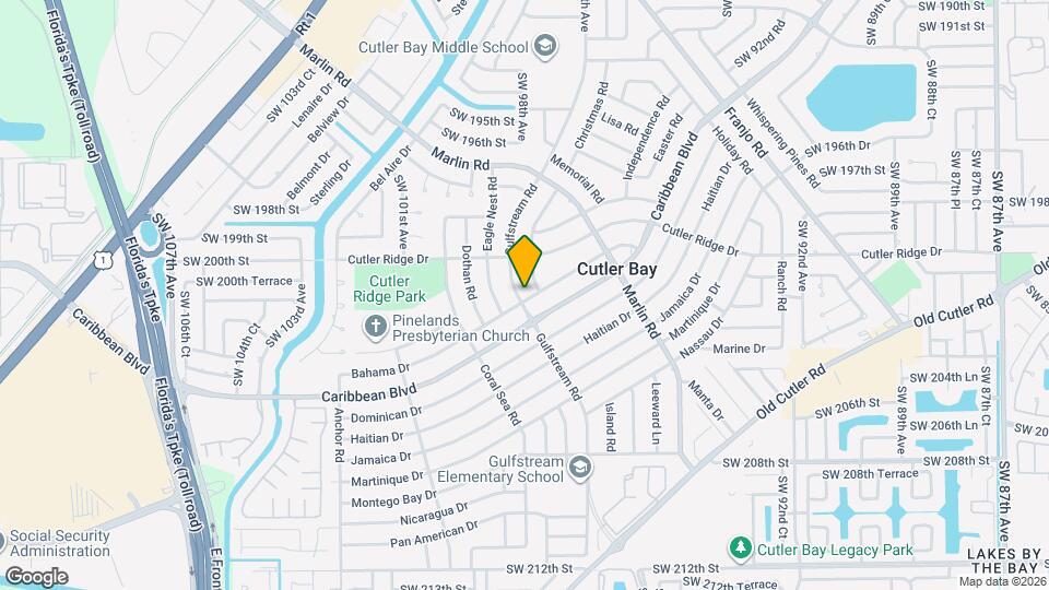 20111 Gulfstream Rd Map and Location Details
