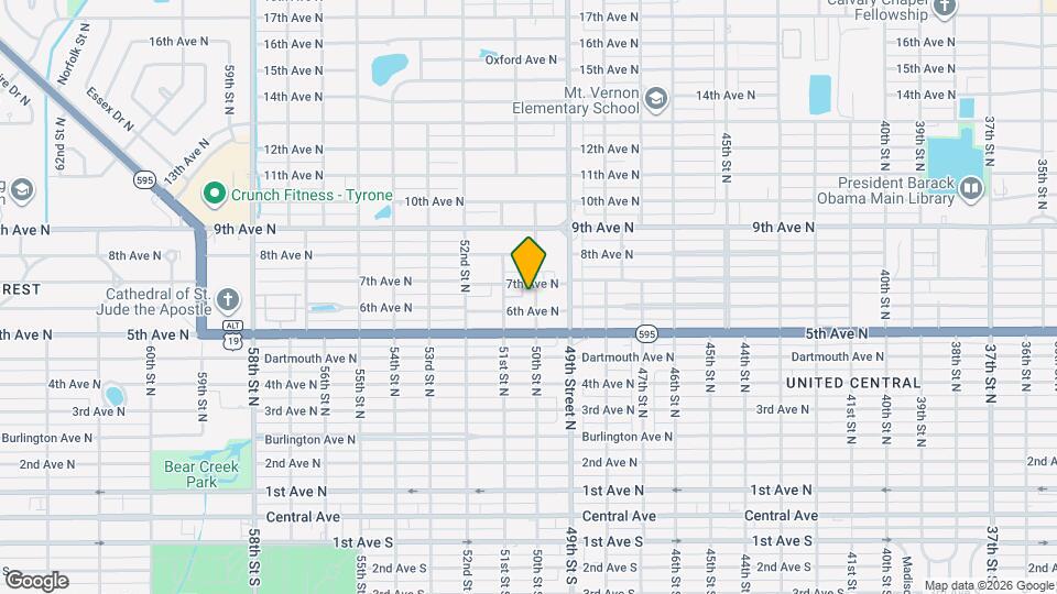 630 50th St N, Unit 1040-2F Map and Location Details