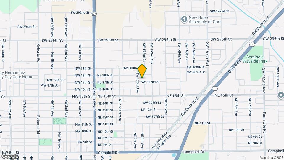17255 SW 302nd St Map and Location Details