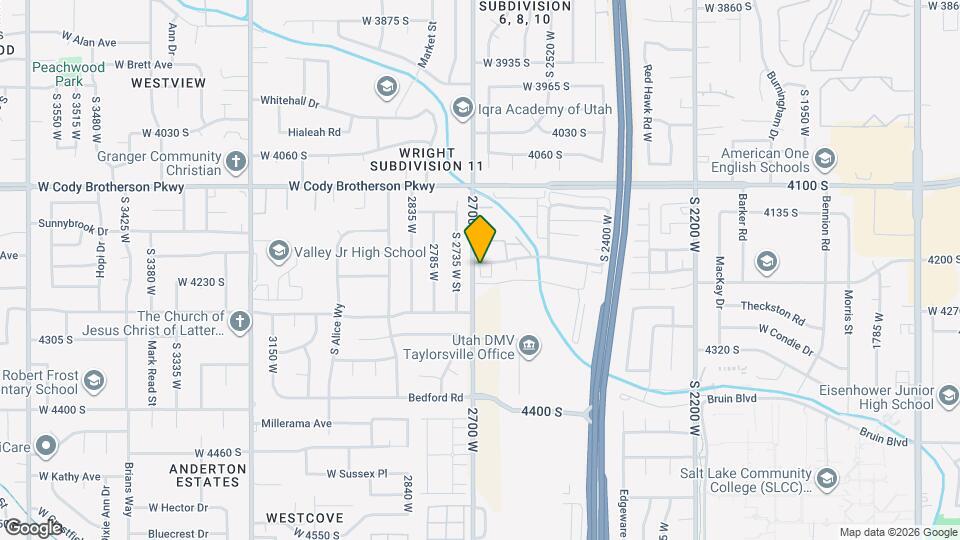 4161 S 2700 W, Unit 2B Mapa y Detalles de la Ubicación