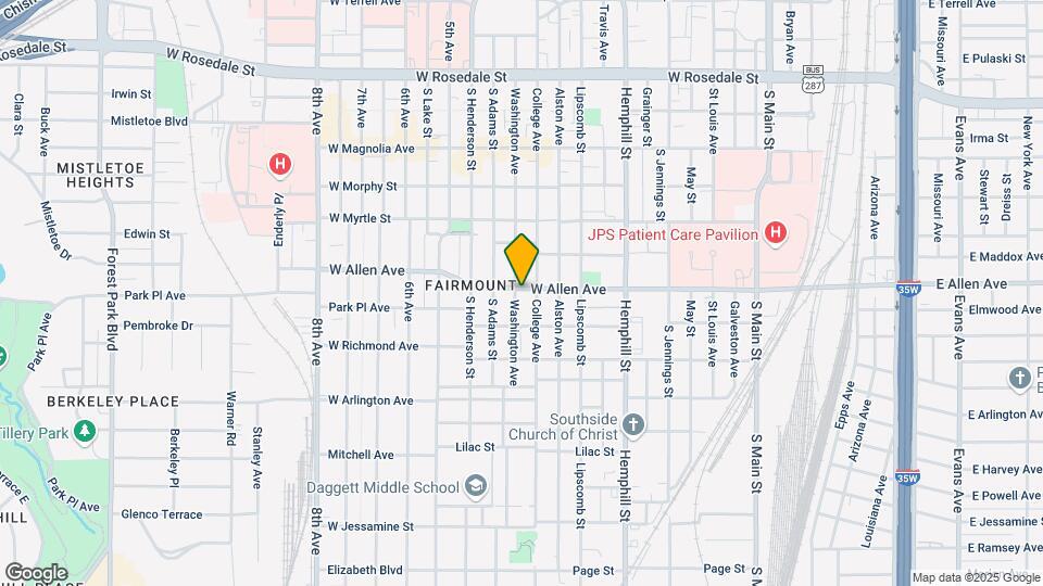 1011 W Allen Ave Map and Location Details