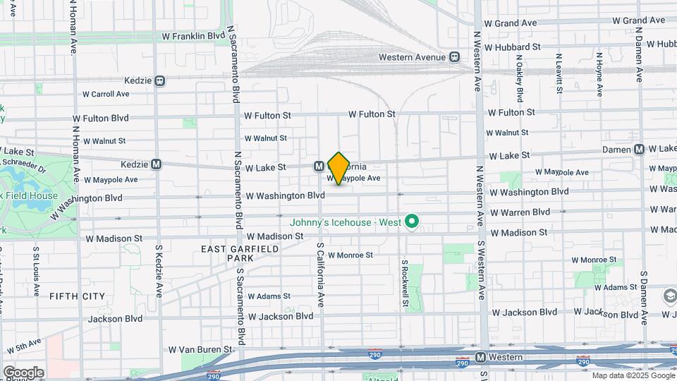 2732 W Washington Blvd Map and Location Details