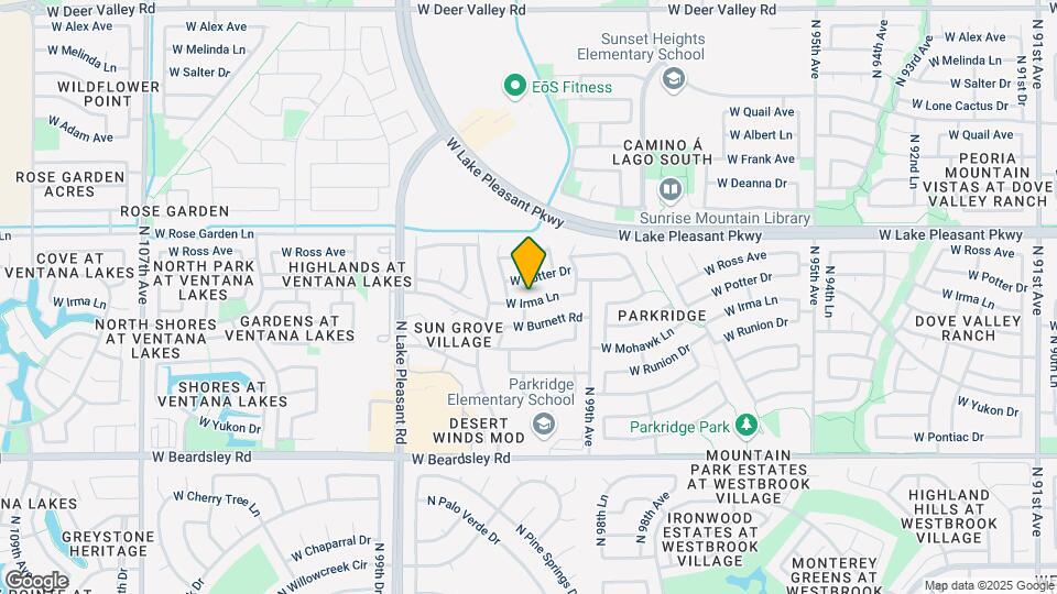 10020 W Irma Ln Map and Location Details