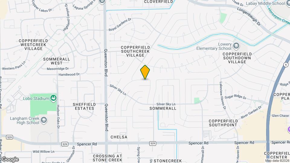 16719 Maplemont Dr Map and Location Details