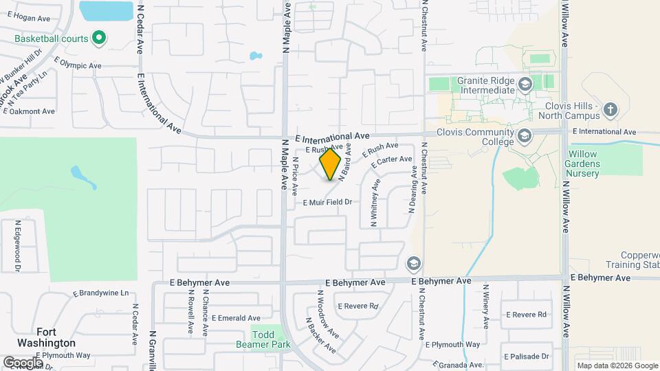 10337 N Baird Ave Map and Location Details