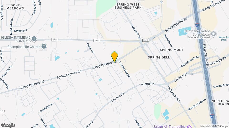 2010 Louetta Spring Dr Map and Location Details