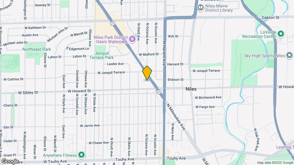 7626.5 N Milwaukee Ave Map and Location Details