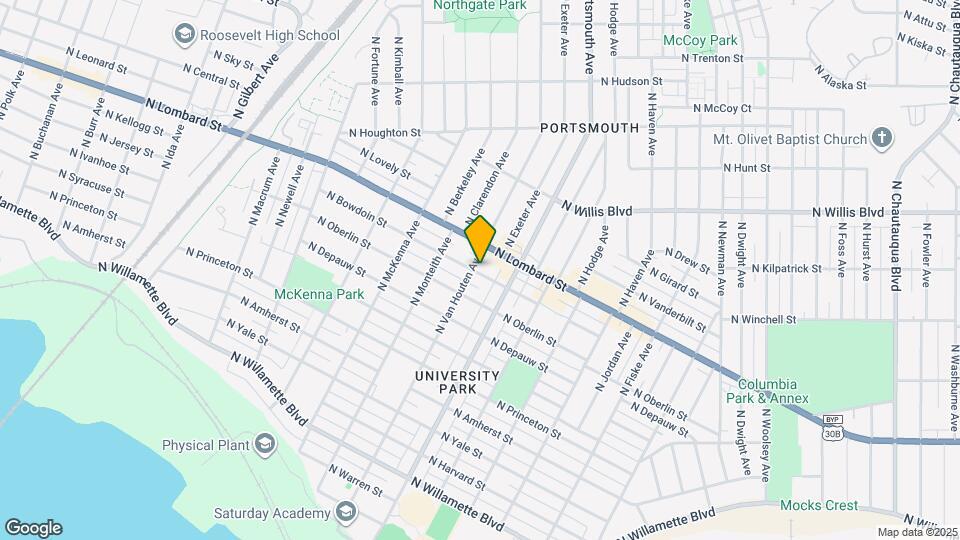 5475 N Bowdoin St Map and Location Details