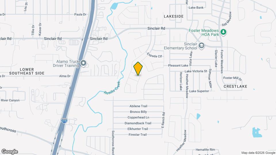 4131 Salado Crest Map and Location Details