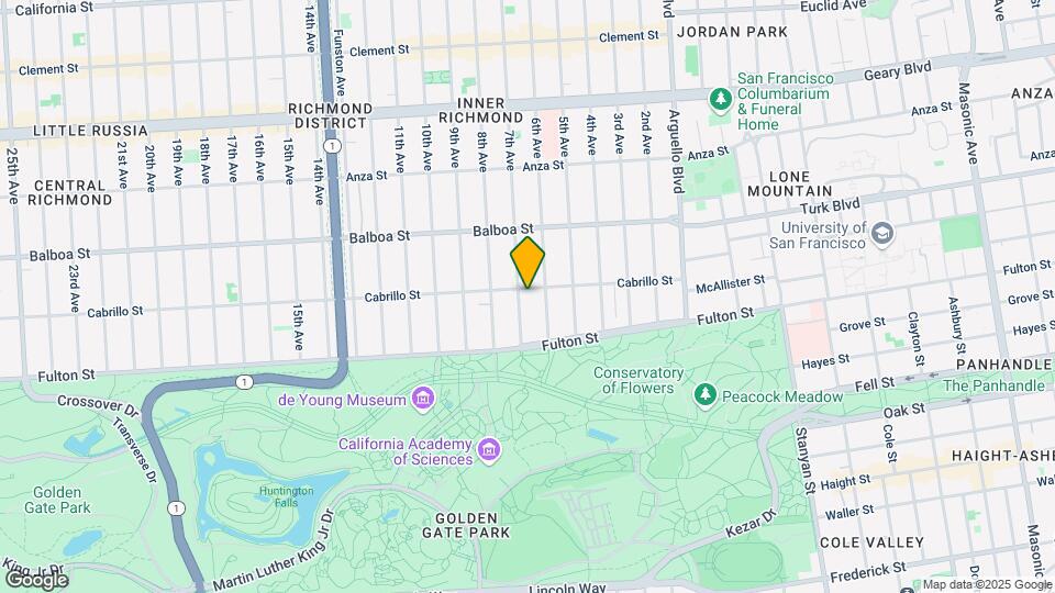 531 Cabrillo St Map and Location Details