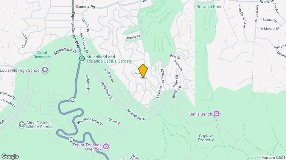 4345 Canoga Ave Map and Location Details