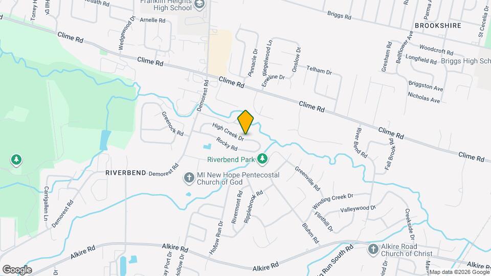 3486 High Creek Dr Mapa y Detalles de la Ubicación