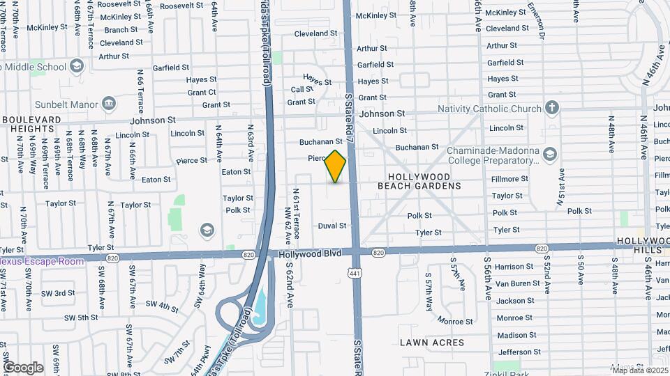 6018 Fillmore St Map and Location Details