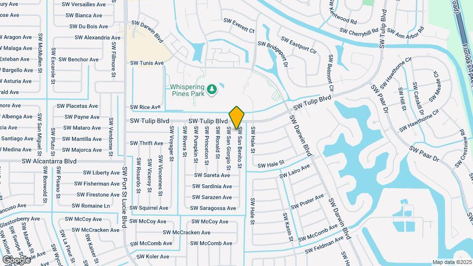3438 SW San Benito St Map and Location Details