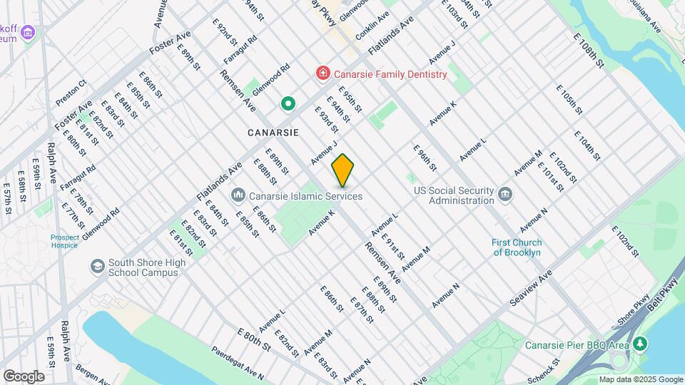 9021 Avenue K Mapa y Detalles de la Ubicación