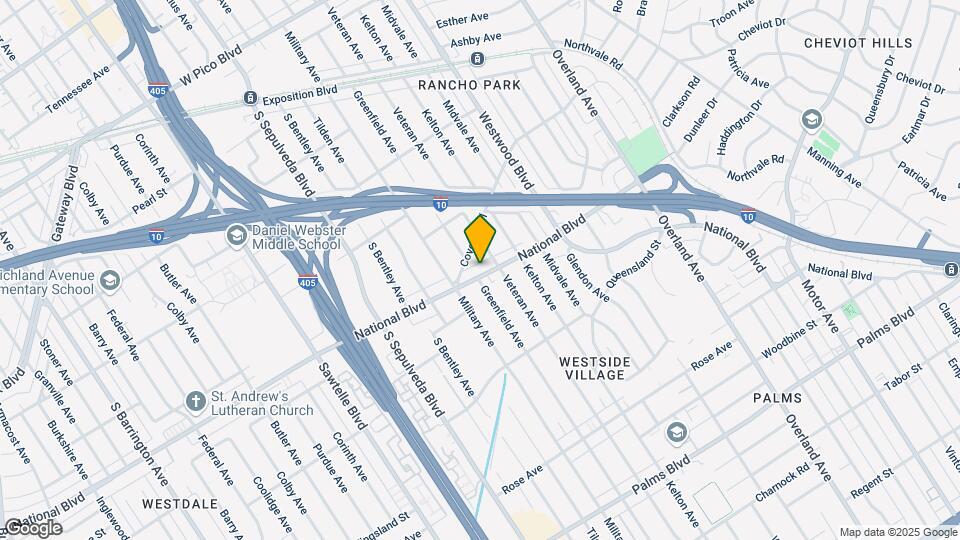 10951 National Blvd Mapa y Detalles de la Ubicación