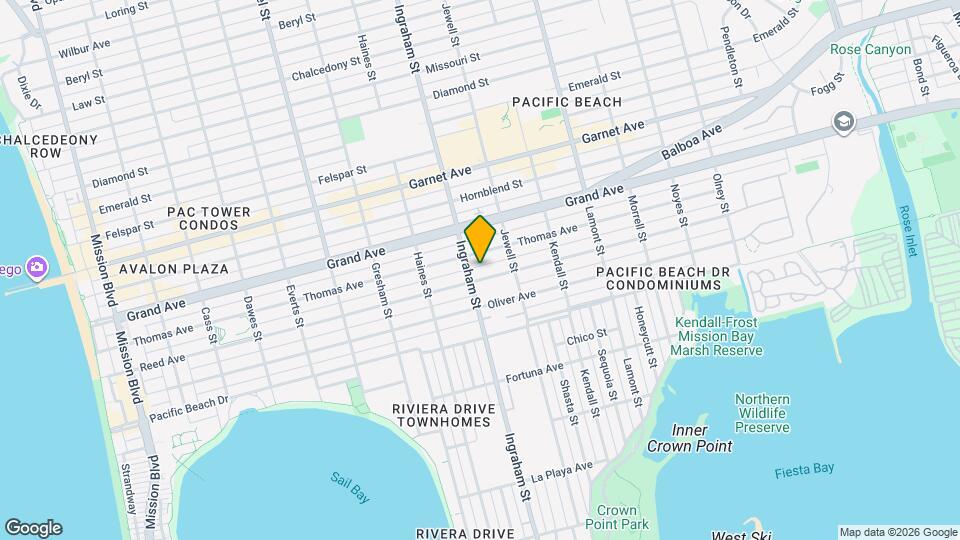 1618 1/2 Reed Ave Map and Location Details