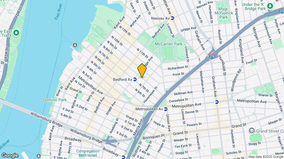 218 N 8th St Map and Location Details