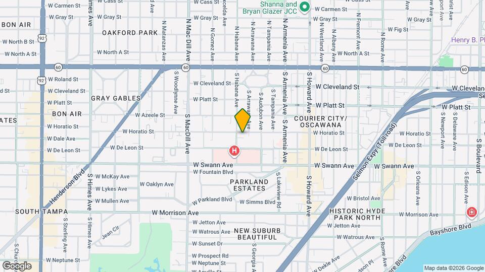 2706 W Horatio St Map and Location Details