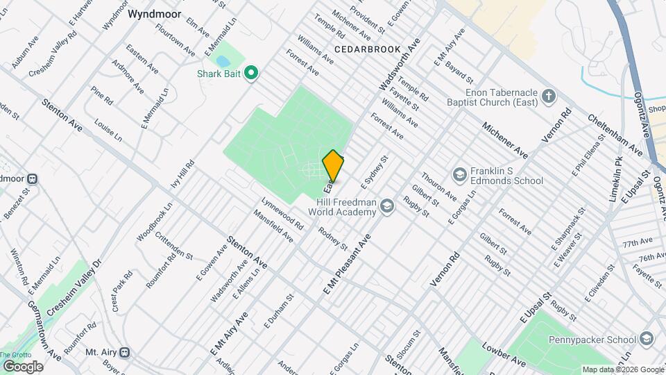 1128 Easton Rd, Unit 1 Map and Location Details