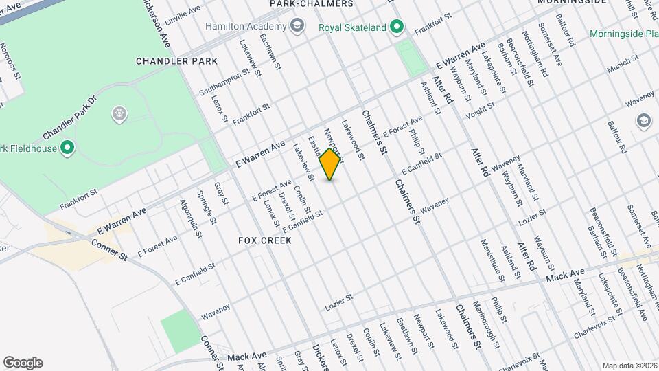 4667 Eastlawn St Map and Location Details