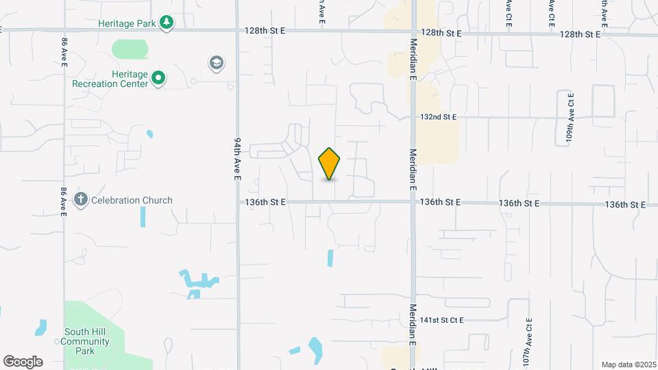 13502 98th Ave Ct E Map and Location Details