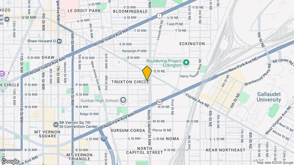 1504 North Capitol St NE Mapa y Detalles de la Ubicación