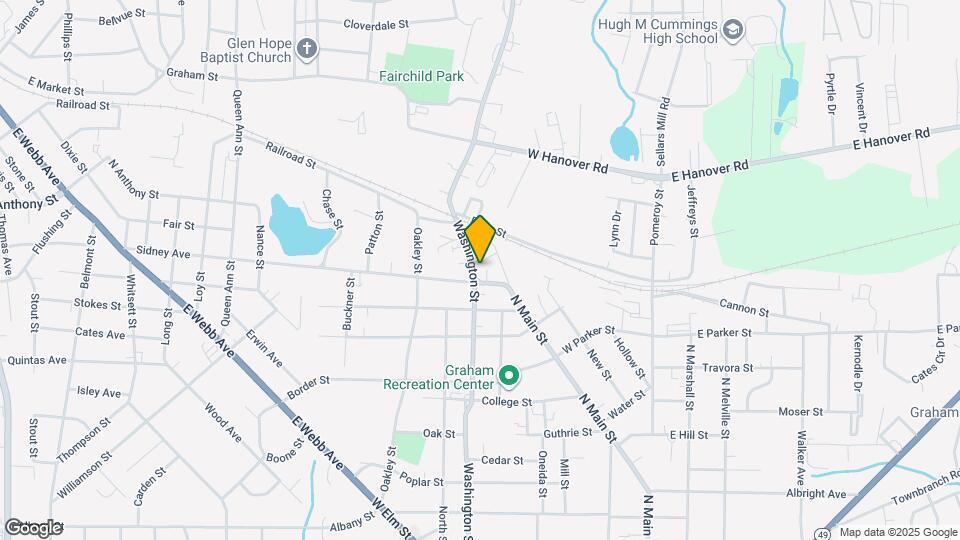 903 Washington St Map and Location Details