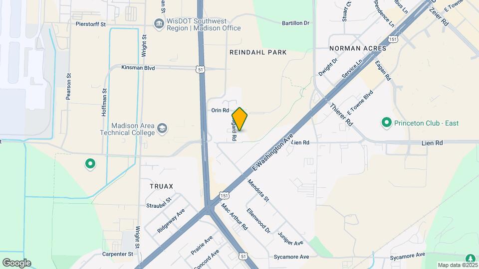 1705 Onsgard Rd Map and Location Details