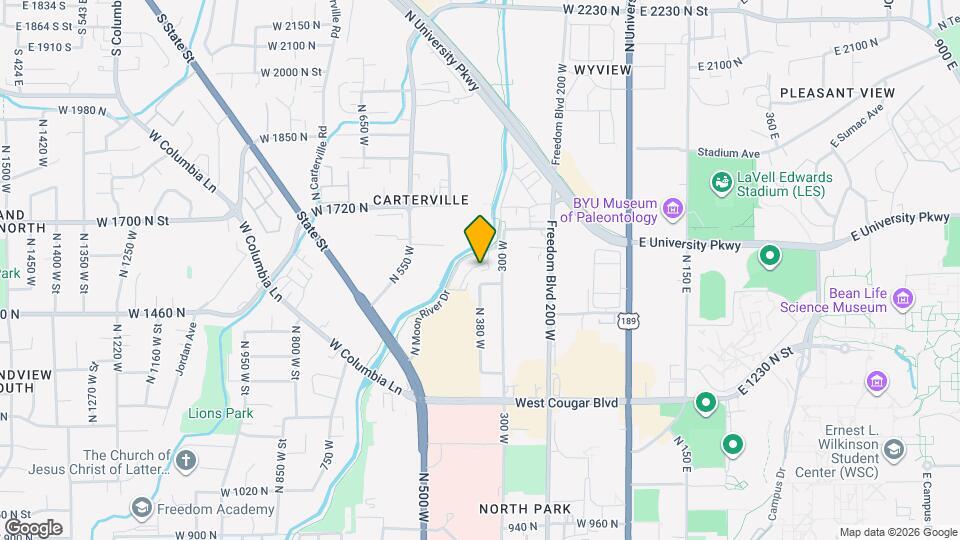 1576 N Moon River Dr Mapa y Detalles de la Ubicación