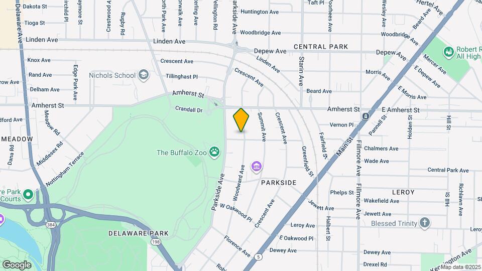 356 Woodward Ave Map and Location Details