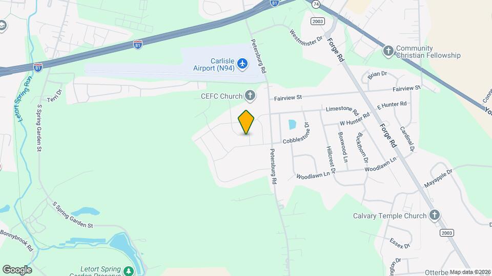 1009 Blackstone Run Mapa y Detalles de la Ubicación