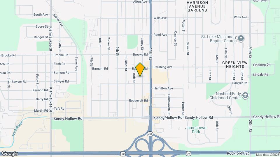 3129 Lapey St Map and Location Details