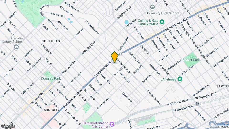 1423 Franklin St Mapa y Detalles de la Ubicación