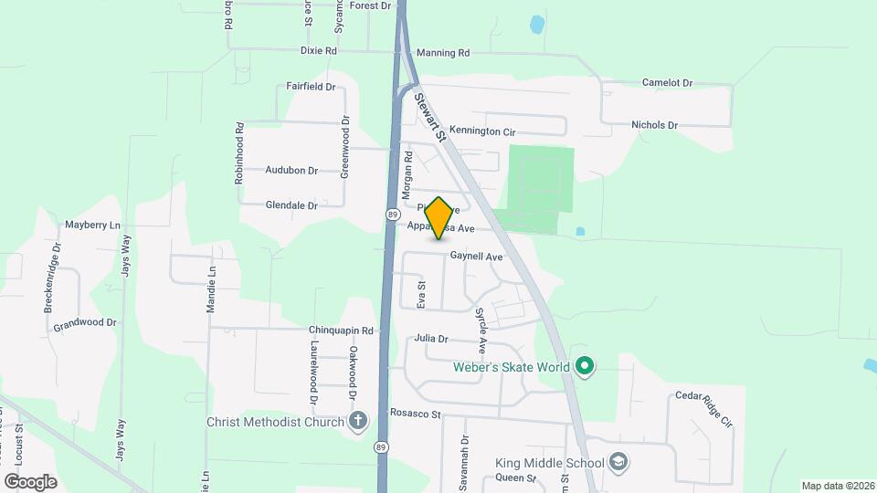 6448 Gaynell Ave Map and Location Details