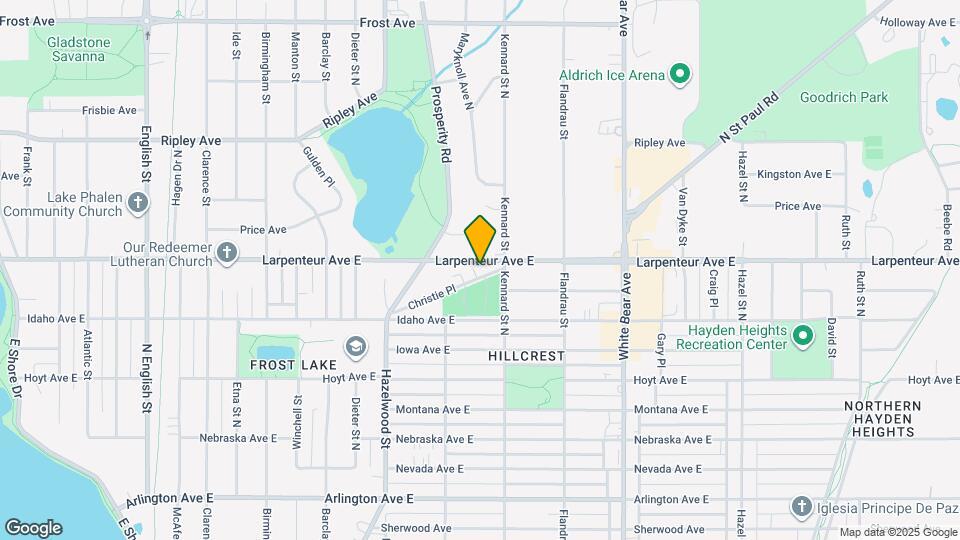 1637 Christie Pl Map and Location Details