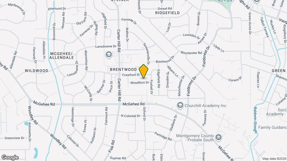 3145 Woodfern Dr Map and Location Details