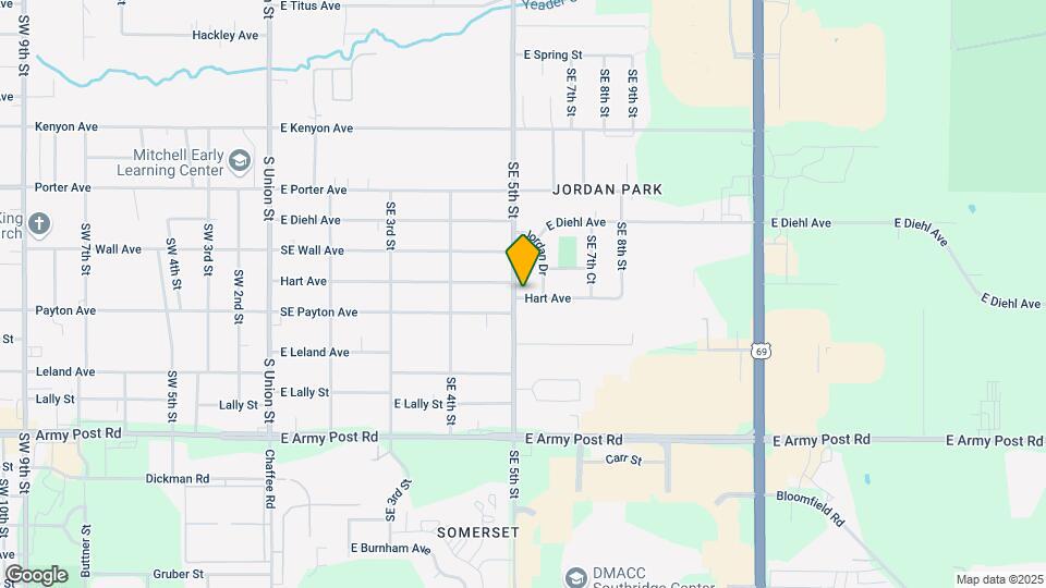500 Hart Ave Map and Location Details