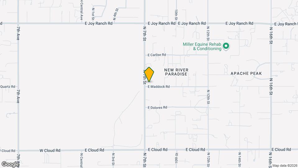 37005 N 7th St Map and Location Details