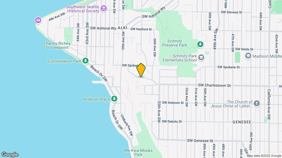 5639 SW Orleans St Map and Location Details