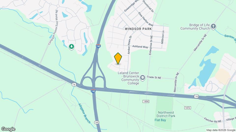 1040 Bridgeport Way Map and Location Details