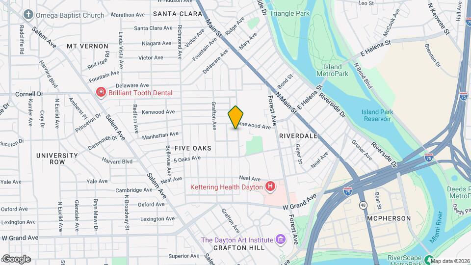1019 Old Orchard Ave, Unit 3 Map and Location Details