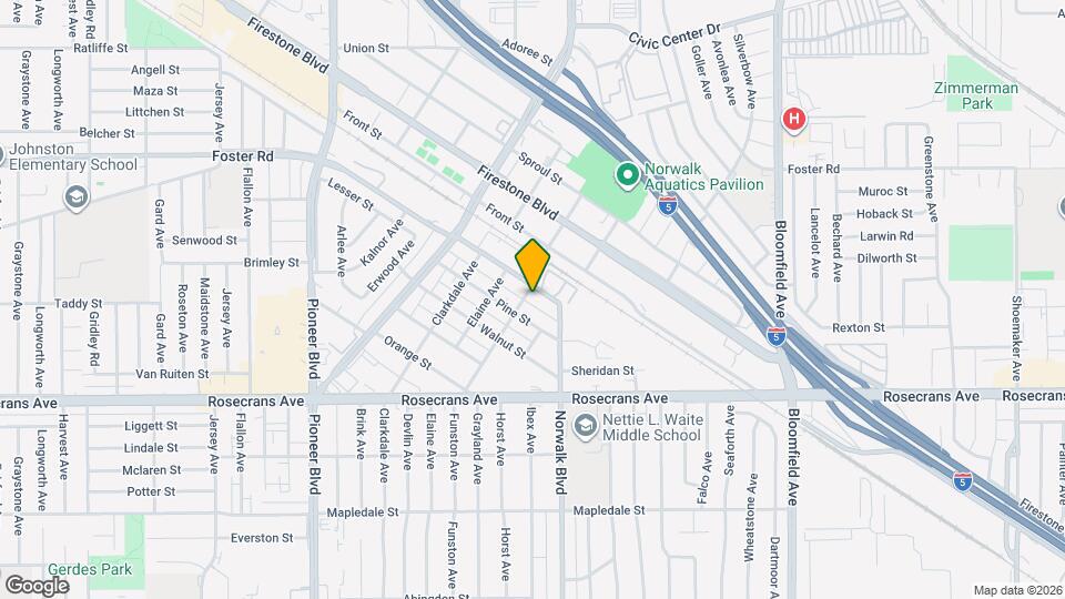 13810 Funston Ave Map and Location Details