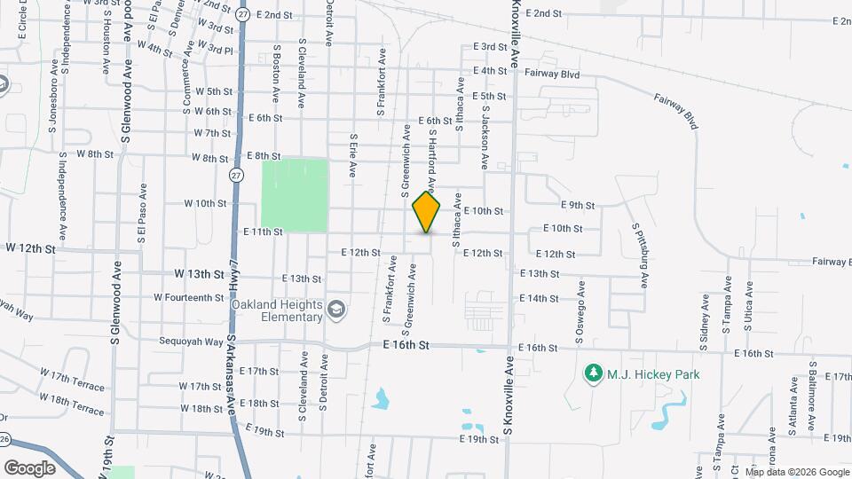 1100 S Hartford Ave Map and Location Details