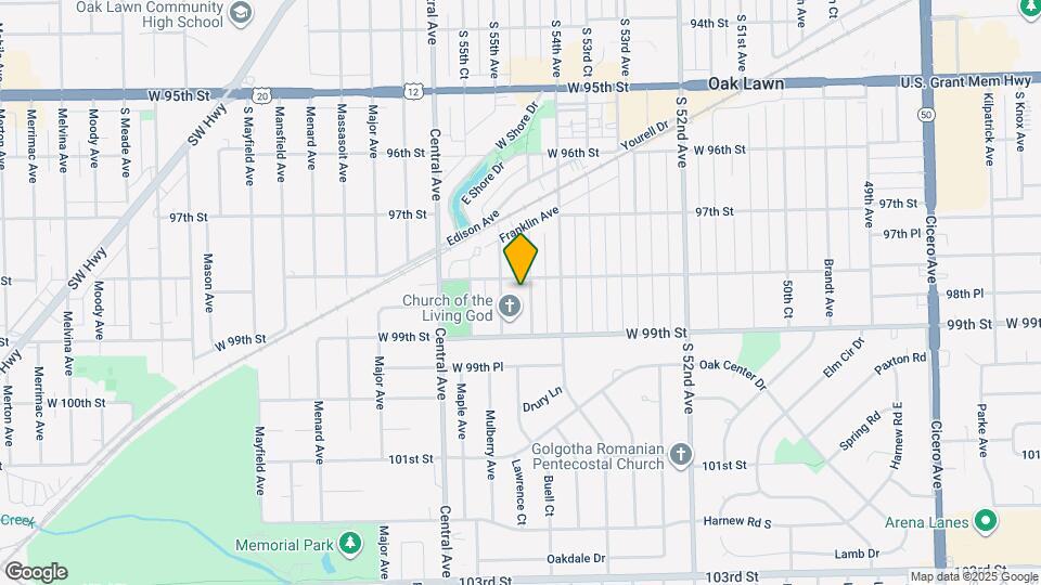 9810 Warren Ave Mapa y Detalles de la Ubicación