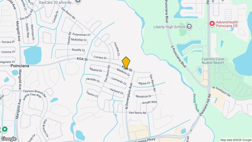 746 Maderia Ct Map and Location Details